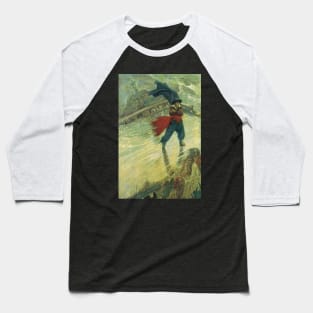 The Flying Dutchman by Howard Pyle Baseball T-Shirt